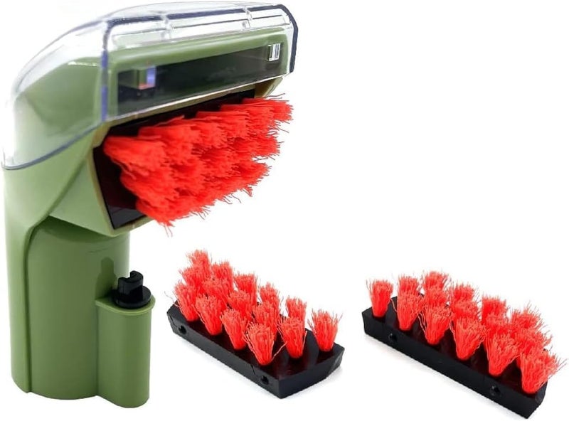 Sionlan 1400B 3in Little Green Machine Brush Replacement Parts Compatible for Bissell 1400B 3353 3194 2458 3588F 1986 1425 1400 1400W Multi-Purpose Portable Tough Stain Brush Tool Attachments Green（1+2 Pack） - Image 1